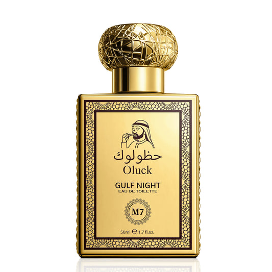 Oluck Perfume M7 (Gulf Night) Cologne for Women & Men, Lemon Pineapple Nutmeg Cedarwood Vanilla Notes, Middle Eastern Fragrance