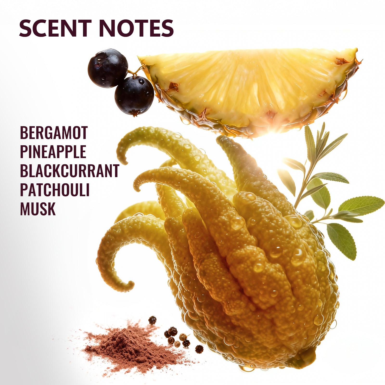 Oluck Perfume M6 (Millionaire) Cologne for Women & Men, Bergamot Pineapple Blackcurrant Patchouli Musk Notes, Luxury Fruity Woody Fragrance