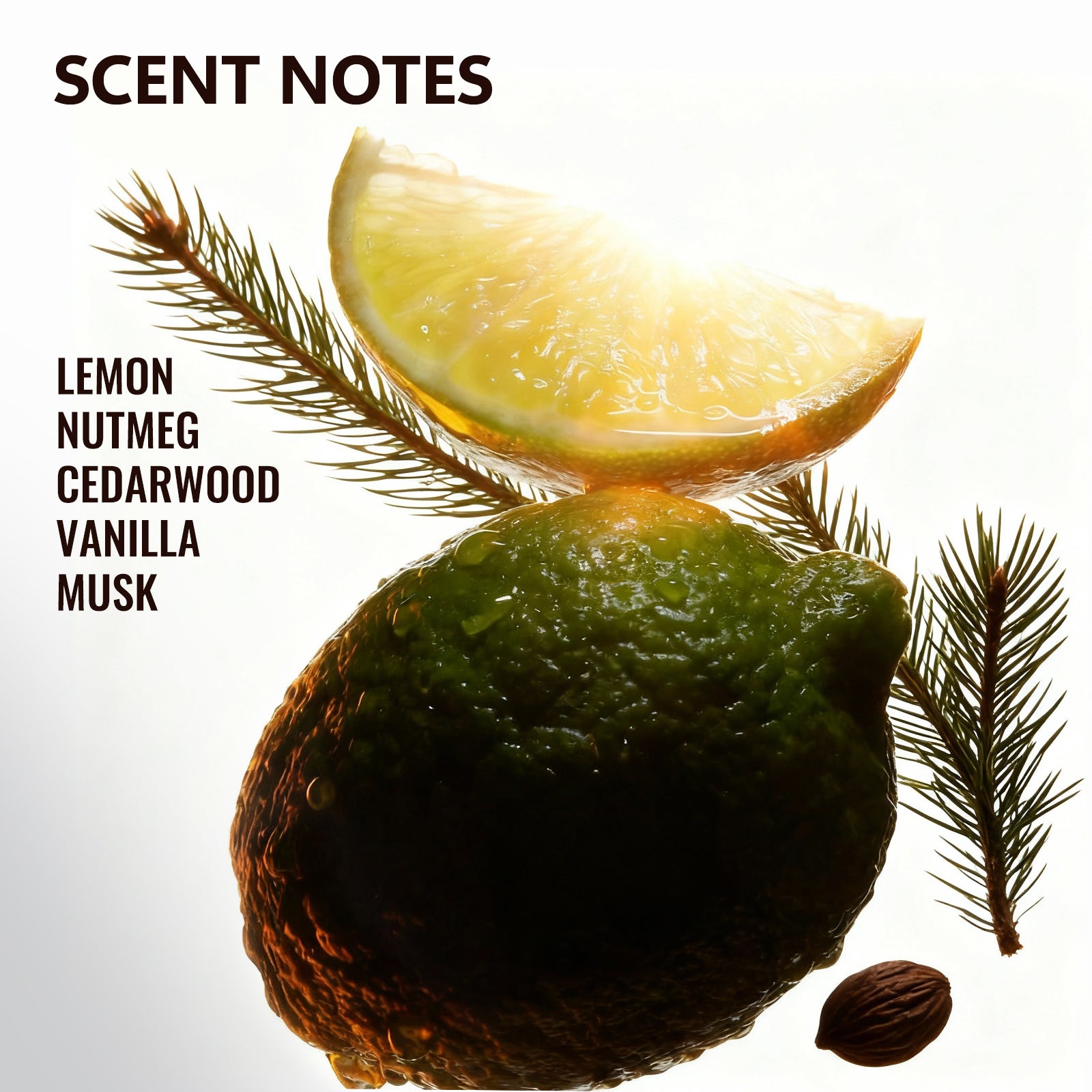 Oluck Perfume M7 (Midnight in Arabia) Cologne for Women & Men, Lemon Pineapple Nutmeg Cedarwood Vanilla Notes, Middle Eastern Fragrance